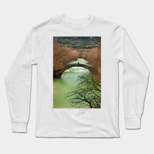 Old stone bridge for two Long Sleeve T-Shirt